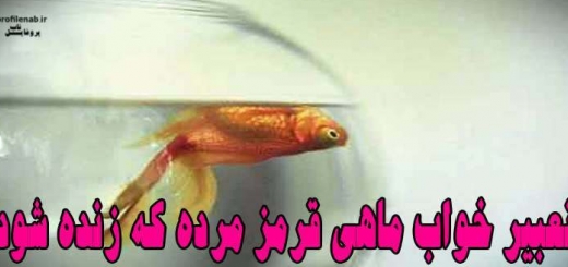 تعبیر خواب ماهی قرمز مرده که زنده شود