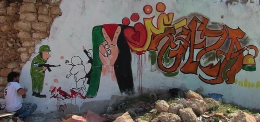 نقاشی جنگ فلسطین و اسرائیل