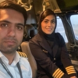 نشاط جهانداری اولین بانوی خلبان ایرانی