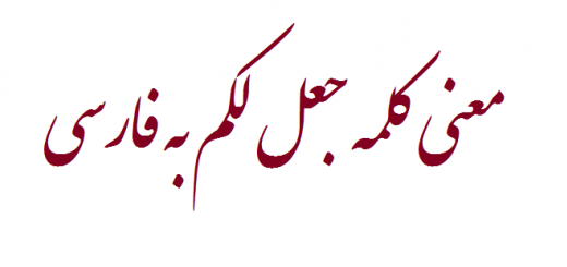 معنی کلمه جعل لکم به فارسی